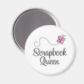 Scrapbook Queen Gift Magnet (Vorderseite/Rückseite)