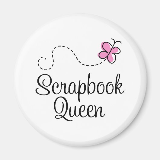 Scrapbook Queen Gift Magnet (Vorne)