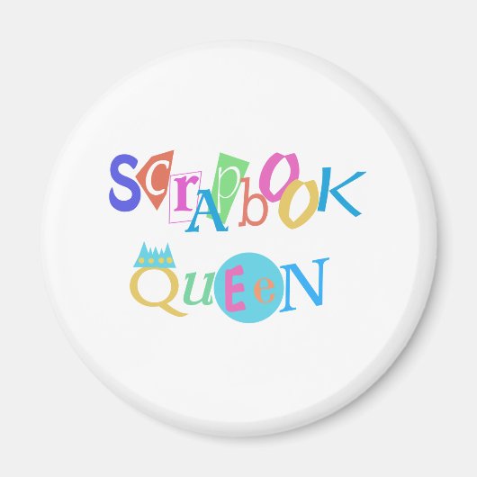 Scrapbook Queen Magnet (Vorne)