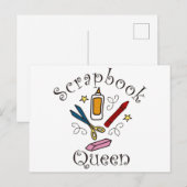 Scrapbook Queen Postkarte (Vorne/Hinten)