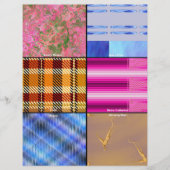 Scrapbook Sampler Bulk Scrapbook Paper Pages Flyer (Vorne)