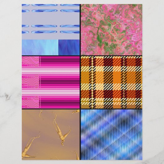 Scrapbook Sampler Bulk Scrapbook Paper Pages Flyer (Hinten)