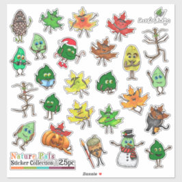 Scrapbook Stickers | Nature Pal Collection | 25 pc Aufkleber