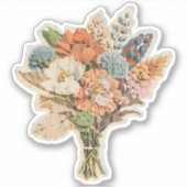 Scrapbook Style Bohemisch wasserdicht Aufkleber (Vorderseite)