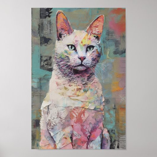 Scrapbook Style Cat Poster (Vorne)