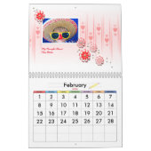 Scrapbook Style Family Foto Jederzeit Kalender (Feb 2026)