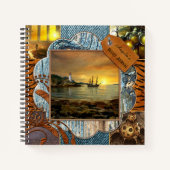 Scrapbook Style Foto Bullet Journal Notizblock (Vorderseite)