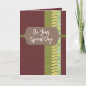 Scrapbook Style Maßgeschneiderter Sondertag Karte (Vorderseite)