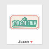 Scrapbook Style Motivation Quote Stickers Aufkleber (Blatt)