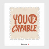 Scrapbook Style Motivation Quote Stickers Aufkleber (Blatt)