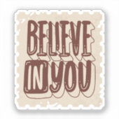 Scrapbook Style Motivation Quote Stickers Aufkleber (Vorderseite)