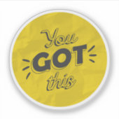 Scrapbook Style Motivation Quote Stickers Aufkleber (Vorderseite)