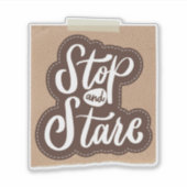 Scrapbook Style Motivation Quote Stickers Aufkleber (Vorderseite)