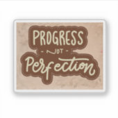 Scrapbook Style Motivation Quote Stickers Aufkleber (Vorderseite)