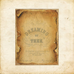Scrapbook Vintag Grunge Music Program