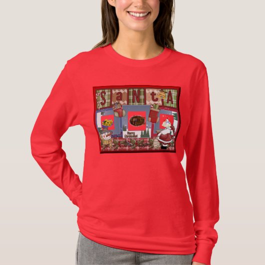 Scrapbook Xmas T-Shirt (Vorderseite)