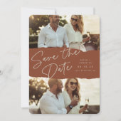 Scrapbook | Zwei Fotos Save The Date (Vorderseite)