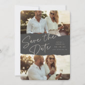 Scrapbook | Zwei Fotos Save The Date (Vorderseite)