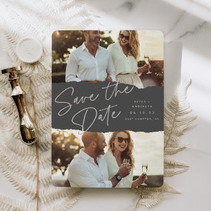 Scrapbook Zwei Fotos Save The Date