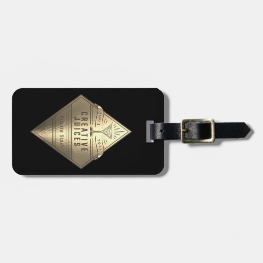 Scrapbooker Diamond "Creative Juices" Gepäckanhänger (Vorderseite horizontal)