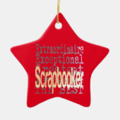 Scrapbooker Extraordinaire Keramik Ornament (Vorne)