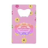 Scrapbooker Geldbeutel Flaschenöffner (Vorderseite)