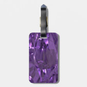 Scrapbooker Lila Foil Design "Creative Juices" Gepäckanhänger (Rückseite vertikal)