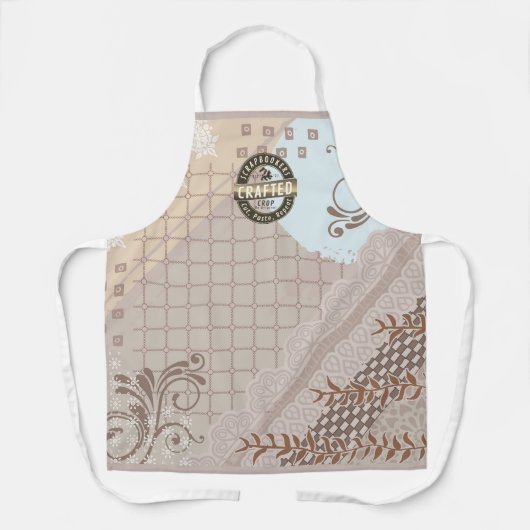 Scrapbooker Schneiden Einfügen Wiederholen Schürze (Vorderseite)