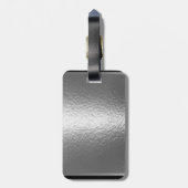 Scrapbooker Silver "Creative Juices" Gepäckanhänger (Rückseite vertikal)