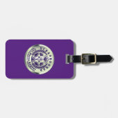 Scrapbooker Silver Medallion ’Cut Past Repeat’ Gepäckanhänger (Vorderseite horizontal)