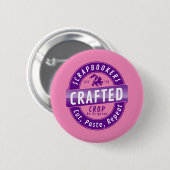 "Scrapbookers - Ausschneiden, Einfügen und Wiederh Button (Vorne & Hinten)