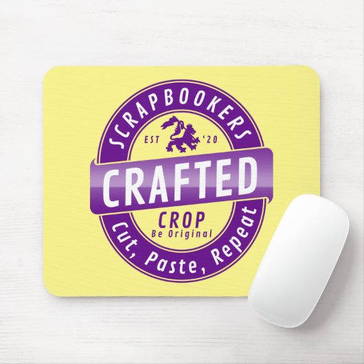 "Scrapbookers - Ausschneiden, Einfügen und Wiederh Mousepad (Mit Mouse)