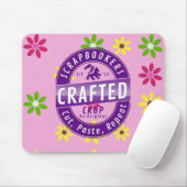 Scrapbookers - Ausschneiden, Einfügen und Wiederho Mousepad (Mit Mouse)