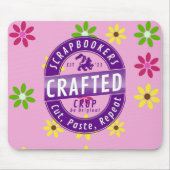 Scrapbookers - Ausschneiden, Einfügen und Wiederho Mousepad (Vorne)