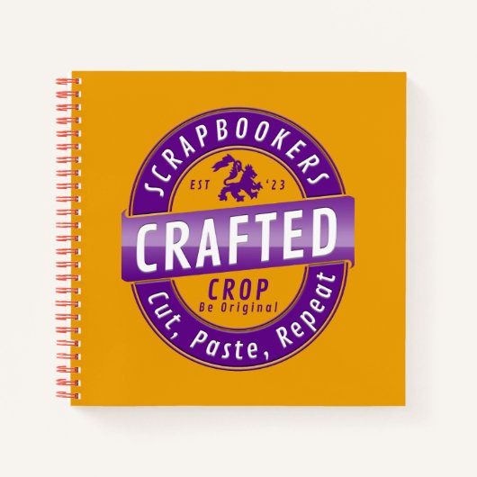 Scrapbookers - Ausschneiden, Einfügen und Wiederho Notizblock (Vorderseite)