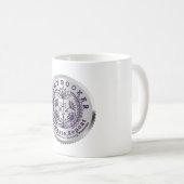 "Scrapbookers "Cut, Paste, Repeat" Kaffeetasse (VorderseiteRechts)