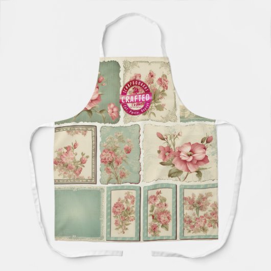 Scrapbookers Cut Paste Repeat Schürze (Vorderseite)