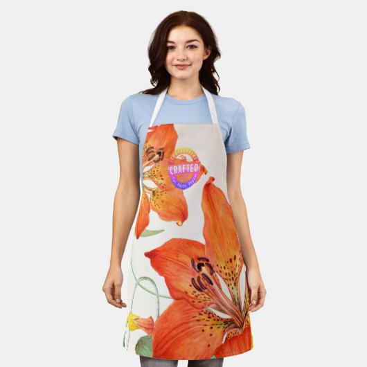 Scrapbookers Cut Paste Repeat Schürze (Getragen)