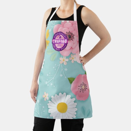 Scrapbookers Cut Paste Repeat Schürze (InSitu)