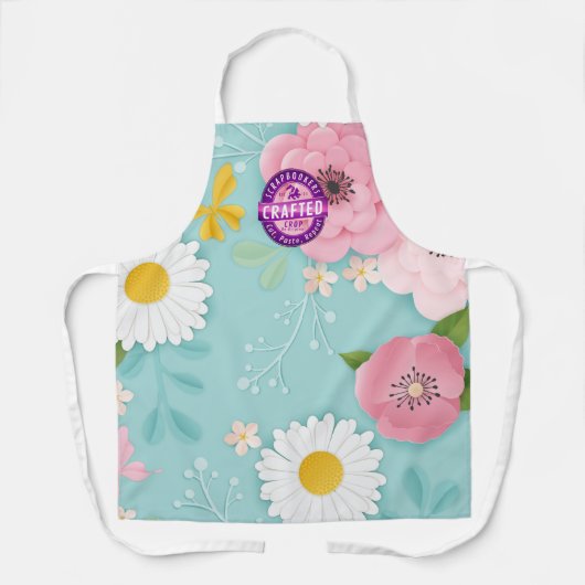 Scrapbookers Cut Paste Repeat Schürze (Vorderseite)