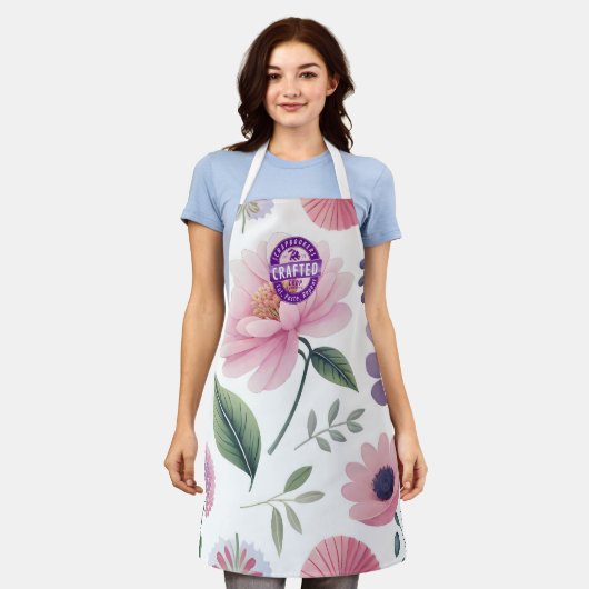 Scrapbookers Cut Paste Repeat Schürze (Getragen)