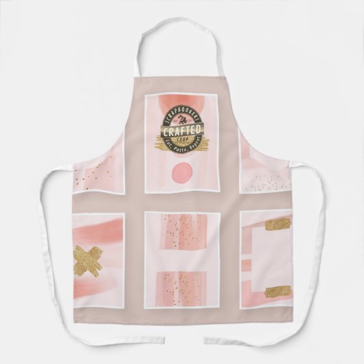 Scrapbookers Cut Paste Repeat Schürze (Vorderseite)