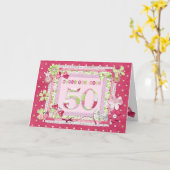 Scrapbooking 50. Geburtstag Karte (Gelbe Blume)