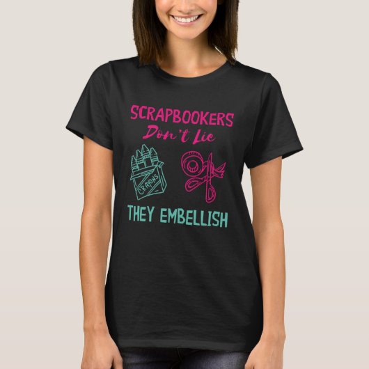 Scrapbooking C T-Shirt (Vorderseite)