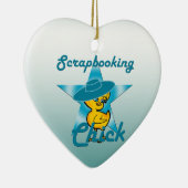 Scrapbooking Chick #7 Keramikornament (Rechts)