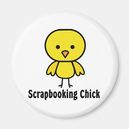 Scrapbooking Chick Magnet (Vorne)