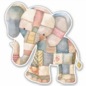 Scrapbooking Elephant Sticker (Vorderseite)