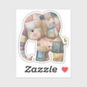 Scrapbooking Elephant Sticker (Blatt)