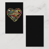 Scrapbooking Herz Crafting Hobby Visitenkarte (Vorne/Hinten)