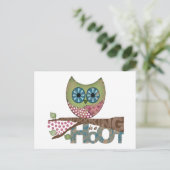 Scrapbooking ist ein Hoot Postkarte (Stehend Vorderseite)